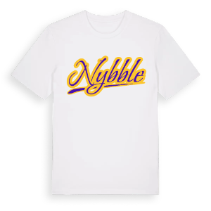 Nybble baseball t-shirt – ekologisk bomull t-shirt från Pinshirt