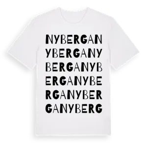 Nyberga ordlek t-shirt – ekologisk bomull t-shirt från Pinshirt