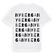 White t-shirt med Nyberga ordlek t-shirt
