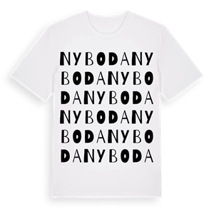 Nyboda ordlek t-shirt – ekologisk bomull t-shirt från Pinshirt