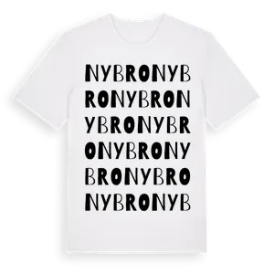 Nybro ordlek t-shirt – ekologisk bomull t-shirt från Pinshirt
