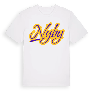 Nyby baseball t-shirt – ekologisk bomull t-shirt från Pinshirt