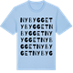Blue Soul t-shirt med Nybygget ordlek t-shirt