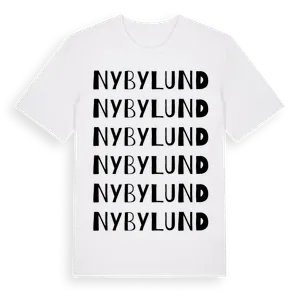 Nybylund ordlek t-shirt – ekologisk bomull t-shirt från Pinshirt