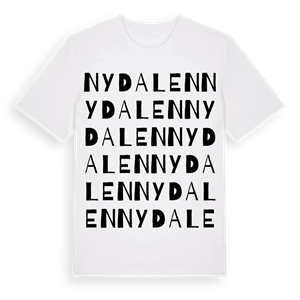 Nydalen ordlek t-shirt – ekologisk bomull t-shirt från Pinshirt