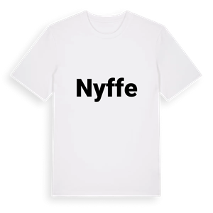 Nyffe fetstil t-shirt – ekologisk bomull t-shirt från Pinshirt