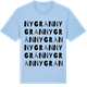 Blue Soul t-shirt med Nygran ordlek t-shirt