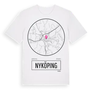 Nyköping t-shirt – ekologisk bomull t-shirt från Pinshirt