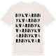 Vintage White t-shirt med Nykvarn ordlek t-shirt