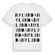 Nylunda ordlek t-shirt