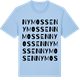 Blue Soul t-shirt med Nymossen ordlek t-shirt