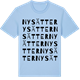 Blue Soul t-shirt med Nysätter ordlek t-shirt