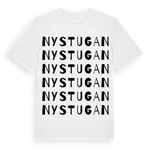 Nystugan ordlek t-shirt – ekologisk bomull t-shirt från Pinshirt
