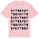 Pink Cotton t-shirt med Nytorp ordlek t-shirt