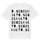 Ö. Segelhult ordlek t-shirt