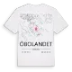 Öbolandet karta t-shirt
