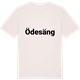 Vintage White t-shirt med Ödesäng fetstil t-shirt