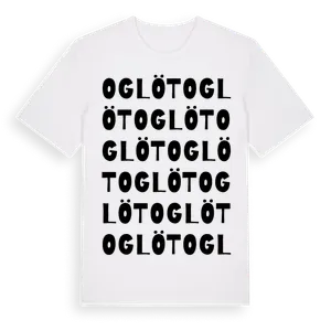Oglöt ordlek t-shirt – ekologisk bomull t-shirt från Pinshirt