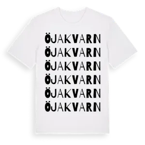 Öjakvarn ordlek t-shirt – ekologisk bomull t-shirt från Pinshirt