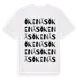 White t-shirt med Ökenäs ordlek t-shirt