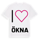 Jag älskar Ökna t-shirt stort tryck