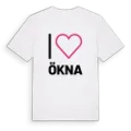 Jag älskar Ökna t-shirt stort tryck