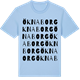 Blue Soul t-shirt med Öknaborg ordlek t-shirt