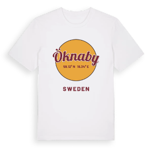 Öknaby cirkel t-shirt – ekologisk bomull t-shirt från Pinshirt