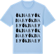 Blue Soul t-shirt med Öknaby ordlek t-shirt