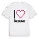 Jag älskar Öksund t-shirt stort tryck
