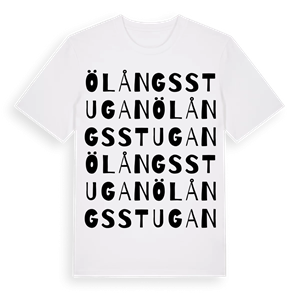 Ölångsstugan ordlek t-shirt – ekologisk bomull t-shirt från Pinshirt