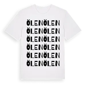Ölen ordlek t-shirt – ekologisk bomull t-shirt från Pinshirt