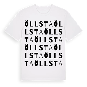 Öllsta ordlek t-shirt – ekologisk bomull t-shirt från Pinshirt