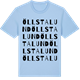 Blue Soul t-shirt med Öllstalund ordlek t-shirt