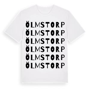 Ölmstorp ordlek t-shirt – ekologisk bomull t-shirt från Pinshirt