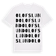 Olofslund ordlek t-shirt