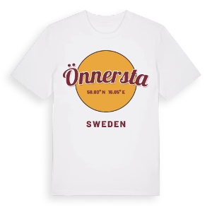 Önnersta cirkel t-shirt – ekologisk bomull t-shirt från Pinshirt