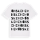 White t-shirt med Önskehem ordlek t-shirt