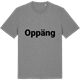 Mid Heather Gray t-shirt med Oppäng fetstil t-shirt