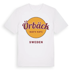 Örbäck cirkel t-shirt – ekologisk bomull t-shirt från Pinshirt