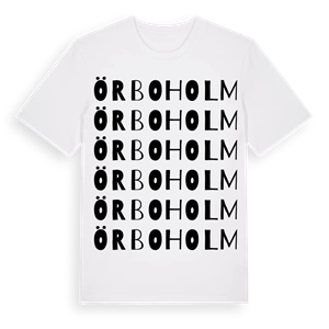 Örboholm ordlek t-shirt – ekologisk bomull t-shirt från Pinshirt