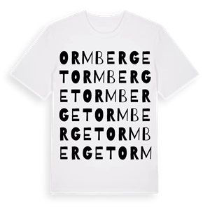 Ormberget ordlek t-shirt – ekologisk bomull t-shirt från Pinshirt