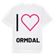 Jag älskar Ormdal t-shirt stort tryck