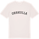 Vintage White t-shirt med Orrkulla böjd t-shirt