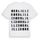 Orrkullen ordlek t-shirt