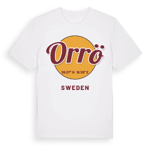 Orrö cirkel t-shirt – ekologisk bomull t-shirt från Pinshirt