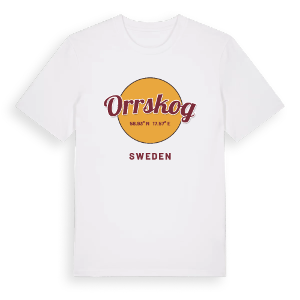 Orrskog cirkel t-shirt – ekologisk bomull t-shirt från Pinshirt