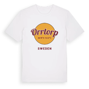 Orrtorp cirkel t-shirt – ekologisk bomull t-shirt från Pinshirt