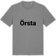 Mid Heather Gray t-shirt med Örsta fetstil t-shirt