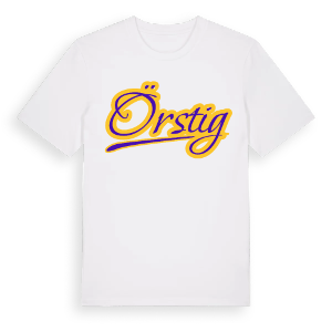 Örstig baseball t-shirt – ekologisk bomull t-shirt från Pinshirt